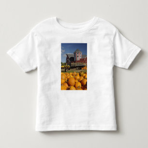 コンコード近くの秋の農場のかぼちゃ 2 トドラーTシャツ
