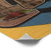 コンコード、ニューハンプシャー州 – 大きな文字のシーン ポスター (角)