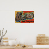 コンコード、ニューハンプシャー州 – 大きな文字のシーン ポスター (キッチン)