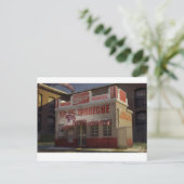 コンコードNCの歴史的なレッドピグBBQ ポストカード (スタンド正面)