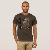 コンゴのアフリカ灰色のTシャツ Tシャツ (正面フル)