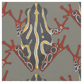 コンゴのアマガエル ファブリック (クローズアップ)