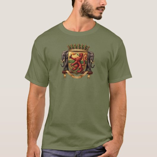 コンゴの国章 Tシャツ (正面)