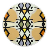 コンゴの宝石-陶器の引き手 セラミックノブ (正面)