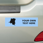 コンゴの民主共和国 バンパーステッカー (車上)