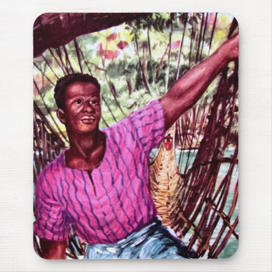 コンゴの男の子 マウスパッド (正面)