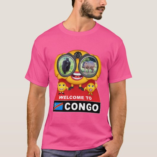 コンゴへようこそ Tシャツ (正面)
