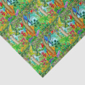 コンゴウインコのオウムのジャングルの芸術のティッシュペーパー 薄葉紙 (詳細)