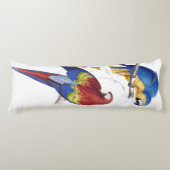 コンゴウインコのオウムの鳥の野性生物動物の抱き枕 ボディピロー (正面)