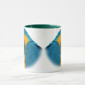 コンゴウインコのオウム、カスタマイズ可能なマグ マグカップ (中央)