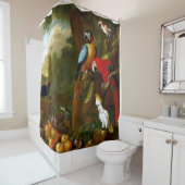 コンゴウインコのオカメインコの鳥のシャワー・カーテン シャワーカーテン (インサイチュ)