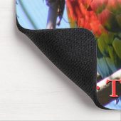 コンゴウインコのマウスパッド マウスパッド (コーナー)