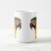コンゴウインコの写真 コーヒーマグカップ (中央)