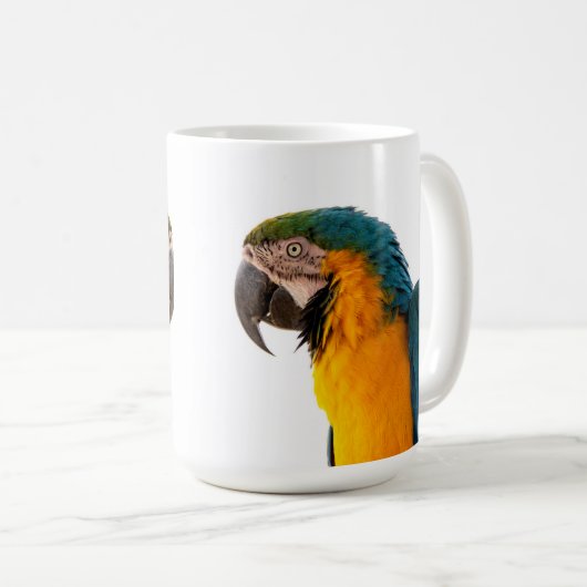 コンゴウインコの写真 コーヒーマグカップ (正面右)