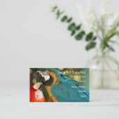 コンゴウインコの名刺 名刺 (スタンド正面)