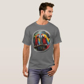 コンゴウインコの少年 Tシャツ (正面フル)