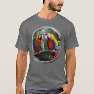 コンゴウインコの少年 Tシャツ