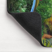 コンゴウインコの熱帯オウム マウスパッド (コーナー)