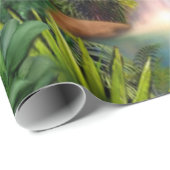 コンゴウインコの熱帯オウム ラッピングペーパー (ロールコーナー)