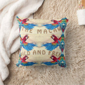 コンゴウインコ クッション (ブランケット)