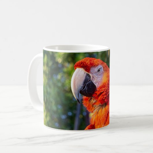 コンゴウインコ コーヒーマグカップ (正面左)