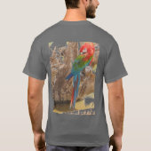 コンゴウインコ Tシャツ (裏面)