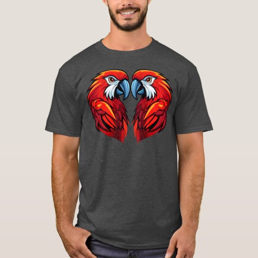 コンゴウインコ Tシャツ (正面)