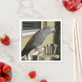 コンゴエレガントアフリカグレイ スタンダードカクテルナプキン (インサイチュ)