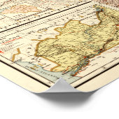 コンゴパノラママップコンゴ ポスター (角)