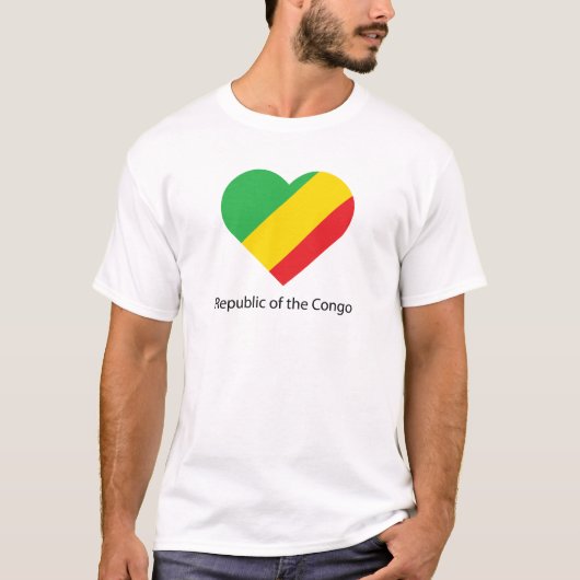 コンゴ共和国が大好き Tシャツ (正面)
