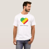 コンゴ共和国が大好き Tシャツ (正面フル)