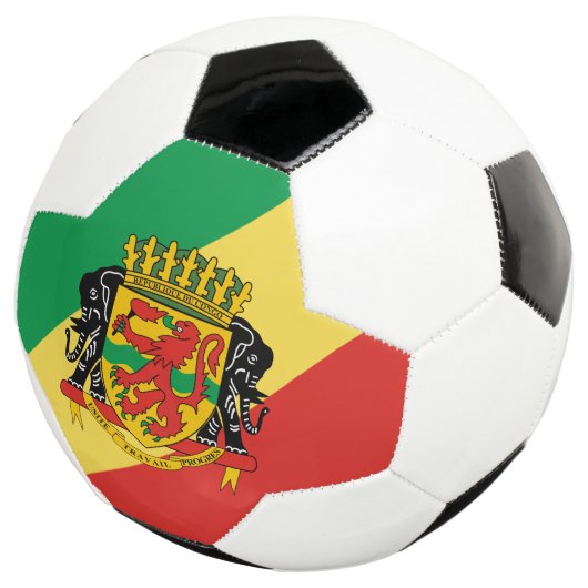 コンゴ共和国のエンブレム サッカーボール (3/4)