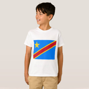 コンゴ共和国の世界の旗 Tシャツ