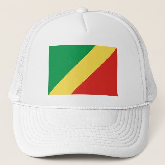 コンゴ共和国の国旗 キャップ (正面)