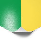 コンゴ共和国の国旗 フォトプリント            (角)