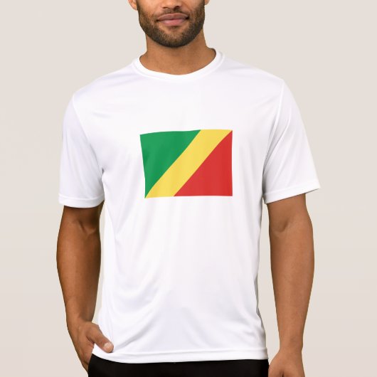コンゴ共和国の国旗 Tシャツ (正面)