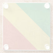 コンゴ共和国の旗 ガラスコースター (裏面)