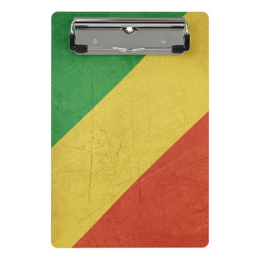 コンゴ共和国の旗 ミニクリップボード (正面)