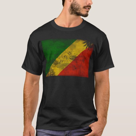 コンゴ共和国の旗 Tシャツ (正面)
