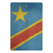 コンゴ共和国の民主党の旗 ミニクリップボード (裏面)