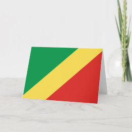 コンゴ共和国国旗 カード