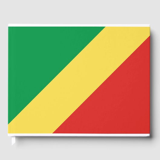 コンゴ共和国国旗 ゲストブック (正面)