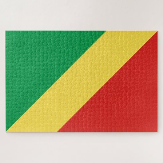 コンゴ共和国国旗 ジグソーパズル (横)