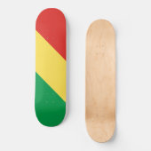 コンゴ共和国国旗 スケートボード (正面)
