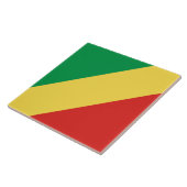 コンゴ共和国国旗 タイル (側面)