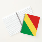 コンゴ共和国国旗 ノートブック (内部)