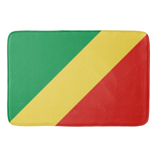 コンゴ共和国国旗 バスマット (正面)