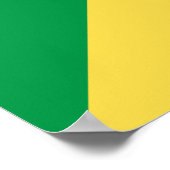 コンゴ共和国国旗 ポスター (角)