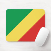コンゴ共和国国旗 マウスパッド (マウス)