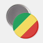 コンゴ共和国国旗 マグネット (正面/裏面)